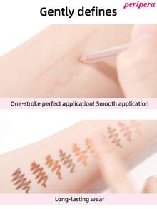 Peripera K-Beauty SPEEDY PENCIL LINER 膠/凝膠眼線筆 2mm細筆尖 濃郁高顯色 絲滑奶油質地 不易斷 長效持妝 霧面 防水防汗 日系韓系日常彩妝 - #05 Under Rosy - 查看 3