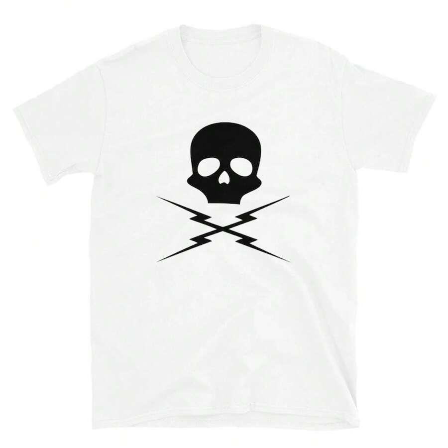 Quentin Tarantino Horror Movie Themed T-Shirt, "" Themed T-Shirt, Stuntman Mike, Unisex T-Shirt. - 白色 - 查看 1