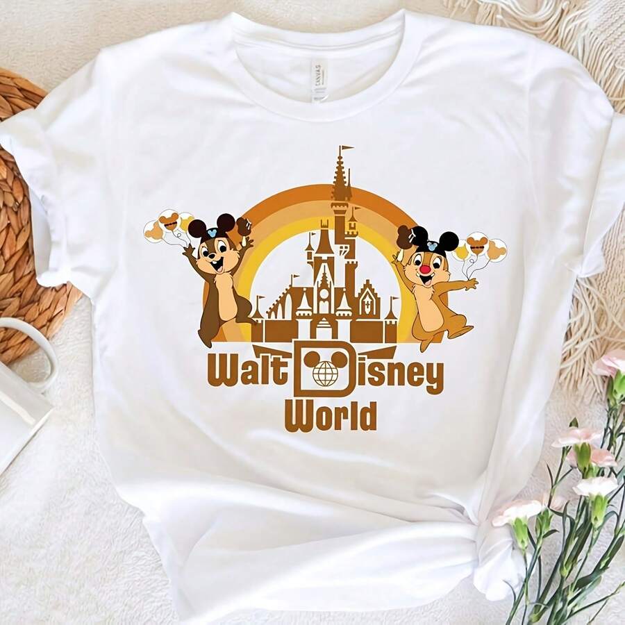 Walt World Chip And Dale , Double Trouble , Ears , Better Together , Family Matching - Blanco - Ver 1