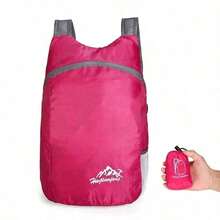 1pc Foldable Backpack - 20L Outdoor Sports Bag - Water-Resistant, And Comfortable Folding Bag Ultra-Light Portable Storage Bag Camping Essentials Camping Equipment Hiking Accessories Festival Beach Weekend Bag Beach Bag Laptop Bag Holiday, Beach Bags, Beach Bag - Multicolor - View 10
