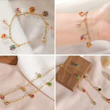 1/2/5m 1捲 9x3.2x1mm 18K鍍金黃銅鏈條－適用於項鍊、手鍊、耳環－完美DIY珠寶製作配件鏈 - 橢圓方框鏈 - 查看 2