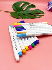 2pcs/Pack Air-Erasable Sewing Marking Pens, 7 Colors Available, Made With Fabric-Specific Fading Ink. Markings Naturally Fade Over Time After Positioning, Leaving No Residue. Suitable For Sewing Pattern Making, Embroidery Positioning, Quilting Line Drawing And Handmade DIY - Air-disappearing Pen - View 5