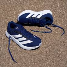 Giày chạy bộ adidas Duramo RC2 thoải mái, đa năng, thoáng khí và nhẹ, unisex, màu xanh dương và trắng JQ8077 - Màu xanh lam - Xem 2