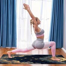 1 tấm thảm yoga 71*22 inch, nhiều lựa chọn họa tiết, chống trơn trượt và bền, cực rộng và dày, phù hợp cho tập luyện yoga tại nhà và cho người mới bắt đầu. - Nhiều màu - Xem 2