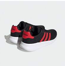 Adidas Giày chạy bộ nam mới với bề mặt lưới chống trơn trượt và chống mài mòn. - Đen/Đỏ - Xem 7
