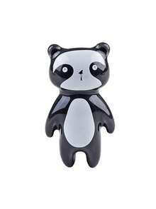 1pc Cartoon Animal Ceramic Cabinet Knob, Cute Children's Room Decor Single Hole Ceramic Vintage Drawer Pull - Multicolor - View 13