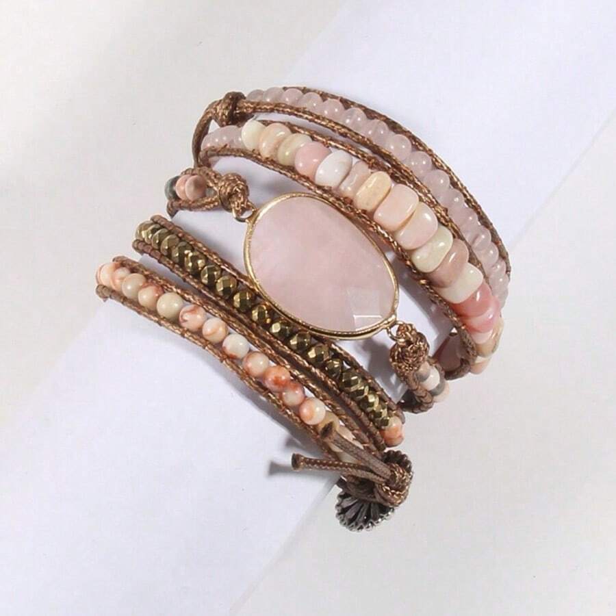 1 chiếc vòng tay dài đính hạt phong cách retro thời trang dành cho nữ. - Vòng tay quấn - Xem 1