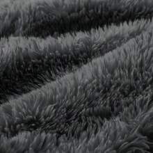 Aviana Ottoman Plush Fabric - 灰色 - 查看 9