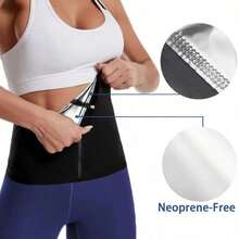 Adjustable Waist Belt, Zipper Design, Suitable For Sports And Daily Wear, Enhanced Sweat-Wicking And Shaping Effect, Create A Perfect Figure - Multicolor - View 14
