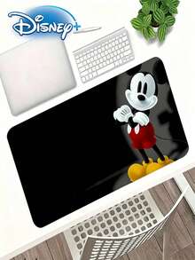 Disney 迪士尼加大尺寸卡通角色滑鼠墊，30*60cm 柔軟防滑橡膠底桌面墊，防水防汗，適合電競使用。適用於筆記型電腦、辦公室、遊戲和居家使用。是送給朋友和孩子的理想節日/聖誕節/生日禮物。 - 方形 - 查看 2