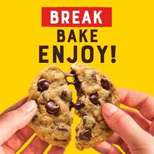 Nestle' Nestle Toll House Chocolate Chip Cookie Dough With 100% Real Chocolate Chips – 2 Dozen Ready To Bake Just Like Homemade Chocolate Chip Cookies 16.5 Oz - Default - View 4