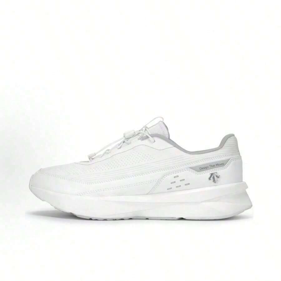 Descente Dynamic Fluid 2.0 Low-Top Running Shoes With DFLUID Strain-Flow Technology, Unisex - White D4331RRN28-wT - View 1