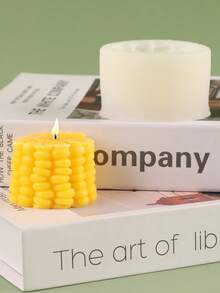 1pc Cute Corn Shaped Candle Silicone Mold - A-White - View 3
