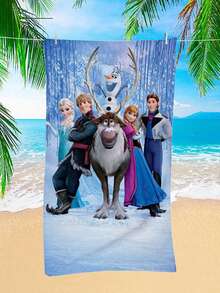Disney 冰雪奇缘主题沙滩巾，灵感源自阿伦黛尔王国，献给所有热爱冰雪奇缘的粉丝，尽享夏日乐趣。这款充满奇思妙想的沙滩巾，以经典角色和电影中的精彩瞬间为特色，完美展现了阿伦黛尔王国的魔力，唤起人们对这部风靡全球的系列电影的美好回忆。 - Beach Towel - 查看 12