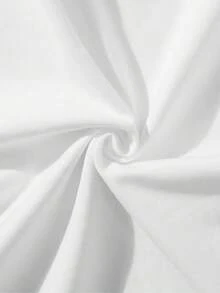 Camiseta de talla grande con estampado de corazones coloridos de Ms. Tee - camiseta casual de manga corta y cuello redondo de puro algodón, diseño abstracto vibrante, transpirable y cómoda para primavera y verano. - Blanco - Ver 4