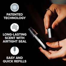 Travalo Classic HD Perfume Atomizer - Leak-Proof And TSA Approved For Air Travel - Reusable, Airtight, Easy-Fill Mini Pump Sprayer - Lightweight, Elegant Design W/Volume Window - 0.17oz - 黑色 - 查看 4