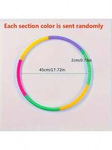 Detachable Material - Suitable For Fitness, Dance And Outdoor Activities With Colorful Options - Lightweight And Durable Design | Easy Storage Design, Fitness Circle - Multicolor - View 3