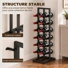 HOMCOM Freestanding Wine Racks & Cabinets - Black - View 4