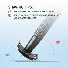 Premium Matte Black Double Edge Safety Razor For Men & Women, Durable Metal Handle, Reusable & Portable, Ideal For Travel, Men's Shaving Essentials|Portable Razor|Platinumcoated Blades - Multicolor - View 8