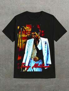Camiseta de manga corta 0htani con diseño gráfico personalizado de las Ondas Japonesas y los Dodgers de Los Ángeles, unisex, de algodón, para hombres y mujeres, regalo, 100% algodón. - Negro 7 - Ver 1