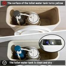 Revestimiento Impermeable Autoadhesivo para Tanque de Inodoro 100x40cm, Alfombrilla Anticondensación para Protección de Baño, Bañera, Ducha y Lavabo - A - Ver 5