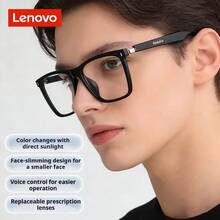 Lenovo Bluetooth Glasses And Earphones In One GL1, High-Definition Call Noise Reduction + Polarized Lenses, Essential For Sports And Cycling, Wireless Contactless Music Glasses, Compatible With Apple. - View 10