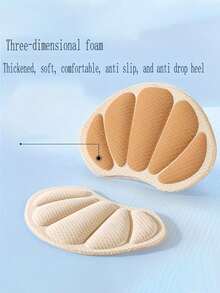 2pcs/Set Anti-Friction Heel Protector Pads, Suitable For Men And Women Casual Shoes, Sandals And Sports Shoes, Shoe Care - Random Style - View 11