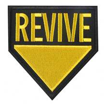 1 pieza Insignia Bordada Revive | Amarillo, Estilo Casual, Lavar a Mano o Limpieza en Seco Profesional, Marca Rhuagyp - A - Ver 10