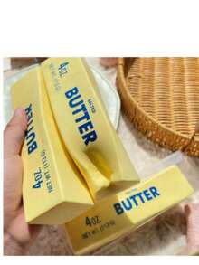 Slow Rising Butter Stick, Anti-Stress Butter Stick, Stress Relief Toy, Slowly Rising Soft Squeezable Elastic Cheese Stick, Prank Toy, Stress Relief Toy, Perfect Gift For Holidays, Birthdays, Christmas And Parties. - Multicolor - View 2