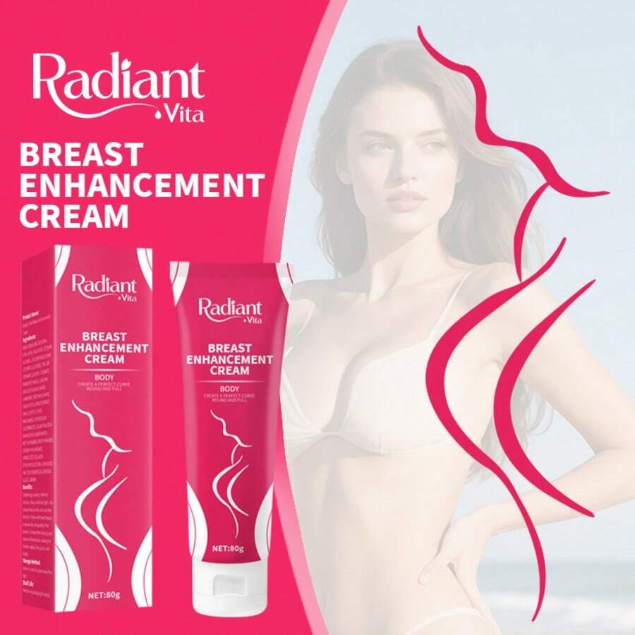 Radiant Vita丰胸紧致霜，产后提拉紧致胸部护理，改善下垂，丰盈紧致霜，适合所有肤质 - 美乳霜 - 查看 1