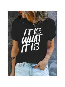Women T-Shirts - Black - View 1