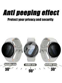 3片装钢化玻璃屏幕保护膜，兼容Watch6 Classic 47mm/43mm、Watch7 44mm/47mm Ultra、Watch4 Classic 46mm/42mm、Watch7 40mm/FE、Watch Active 2 40mm/44mm、Watch3 41mm/45mm、Watch6 44mm/40mm、Watch5 Pro 45mm/44mm/40mm、Watch4 44mm/40mm。 - 黑色 - 查看 6