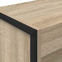 vidaXL Bücherregal Sonoma 60 x 30 x 86,5 cm Holzwerkstoff Wohnzimmer- und Arbeitszimmermöbel, Wohnzimmerschränke und Bücherregale, Möbeldekorationen, Vitrine für Figuren und Sammlerstücke - Braun - Übersicht 7