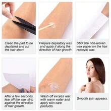 Non-Woven Fabric Hair Removal Wax Strips Roll, High-Quality Hair Removal Tool - Multicolor - View 5