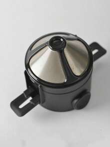 1pc Reusable Stainless Steel Pour Over Coffee Filter, Paperless Drip Coffee Brewer, Portable Foldable With Handle, Suitable For Outdoor Camping And Home Office Daily Use - View 4