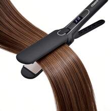 CRASTS 2-In-1 Hair Straightener, Multi-Function Styling Tool For Straight & Curly Hairstyles, One-Button Switch, Fast Heating - Black - View 13