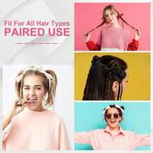 2/4/6/8PCS Satin Bow Hair Clip, Long Streamer Ribbon Barrette, Solid Color Elegant Hair Accessory For Half Up Hairstyle, Daily Party Hair Decor - Single-layer Bow - View 7