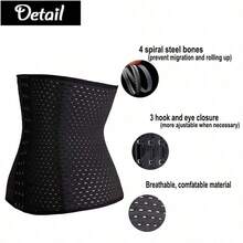13-Buckle Hollow Plastic Waist Belt, Shaping Waist Trainer, Postpartum Belly Band, Powerful Abdomen Slimming Device - Multicolor - View 6