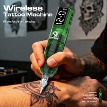 Wireless Tattoo Machine Kit, Professional Tattoo Pen Set Including Tattoo Needles And Tattoo Ink, Suitable For Beginners And Artists - Multicolor - View 5