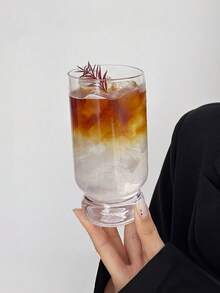 1个创意高品质玻璃杯，优雅咖啡杯，啤酒杯，冷饮/果汁/香槟杯，家用泡泡底水果茶杯，创意鸡尾酒/葡萄酒/饮料杯，适用于餐厅、咖啡馆、酒吧、派对等场合 - 透明 - 查看 8