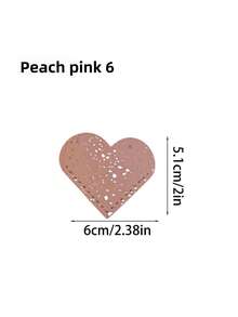 1/8 chiếc kẹp đánh dấu trang bằng da hình trái tim sáng tạo, kẹp trang sách lấp lánh, kẹp đánh dấu trang mini cầm tay, đồ dùng học tập, quà tặng ngày lễ cho học sinh. - Nhiều màu - Xem 13