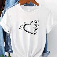 Camiseta Corazón de Flores, Camiseta de Flores, Camisetas de Flores Silvestres, Camiseta Botánica, Camiseta para Amantes de las Plantas, Camiseta Floral, Camiseta para Mamá Botánica, Camiseta Botánica2 - Blanco 4 - Ver 6