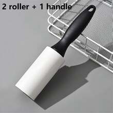 Pet Hair Remover, Super Sticky, Easy To Tear, Odorless, Non-Waterproof, For Body Use, Suitable For Furniture, Clothing And Carpets, Cleaning Dog And Cat Hair - Black and White - View 7