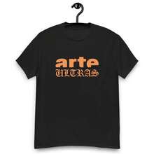Camiseta impresa para hombres y mujeres - Negro - Ver 1
