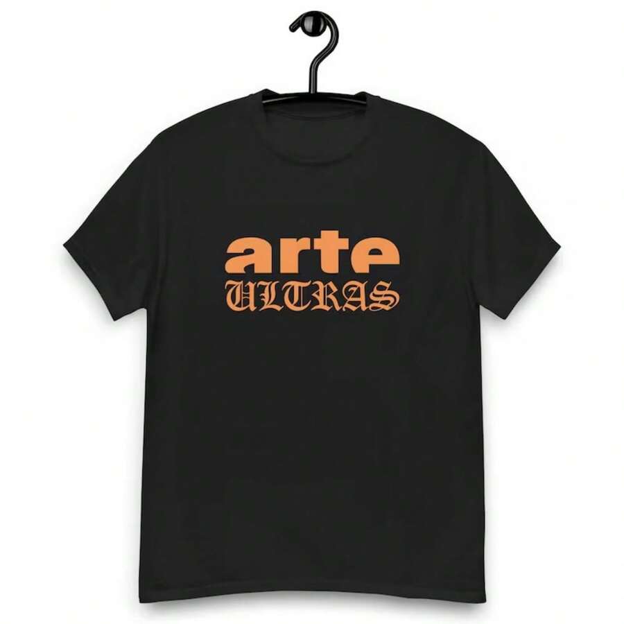 Camiseta impresa para hombres y mujeres - Negro - Ver 1