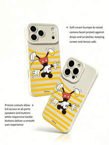 Ốp điện thoại Disney - Quà tặng Giáng sinh - Hộp đựng điện thoại cho iPhone 17 17Air 17pro 17promax 11 12 13 14 15 16pro 16promax 14Plus 15Plus 16Plus 15promax 16pro 16promax XR - Màu be - Xem 6