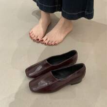 Women Wedges & Flatform - Burgundy - View 4