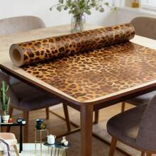 Fashion Leopard Print PVC Decorative Wallpaper, Waterproof Vinyl Self-Adhesive Wallpaper, DIY Self-Adhesive Wallpaper, Yellow Leopard Print Wall Covering, Removable And Reusable Large Roll, Suitable For Bedroom Decor - Animal - View 16