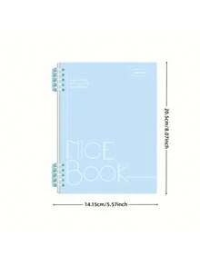 5pcs Set, Includes 1 Spiral Notebook + 4 Pens, A5 Spiral Bound Notebook 60 Sheets/120 Pages - Thick & Colorful Coded Pages - Suitable For University, Diary, Note Taking - Multicolor - View 8