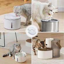 16 Pack Filters For Pet Water Flower Fountain Replacement Filter Cat Dog - Round - View 4